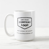 会社のロゴスワッグカスタム コーヒーマグカップ (左)