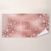 会社のロゴバラ金ゴールドの豪華な輝き バスタオル (バスタオル)