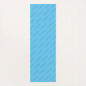 会社のロゴパーソナライズされたヨガマット ヨガマット (裏面)