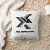 会社のロゴパーソナライズされた、 クッション (ブランケット)