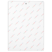 会社のロゴパーソナライズされた   クリップボード (裏面)