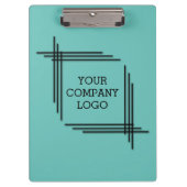 会社のロゴパーソナライズされた、 クリップボード (正面)