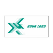 会社のロゴパーソナライズされた、 セルフインキングスタンプ (デザイン)