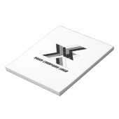 会社のロゴパーソナライズされた、 ノートパッド (回転)