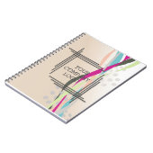 会社のロゴパーソナライズされた、 ノートブック (左側)