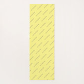 会社のロゴパーソナライズされた ヨガマット (裏面)