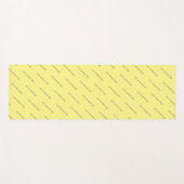 会社のロゴパーソナライズされた ヨガマット (正面(横))