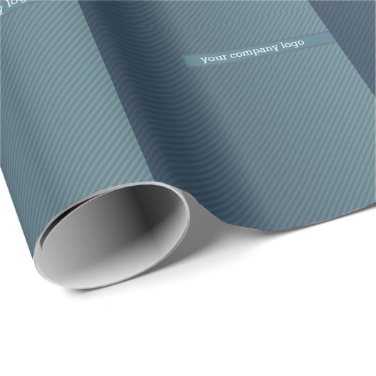 会社のロゴパーソナライズされた、 ラッピングペーパー (ロールコーナー)