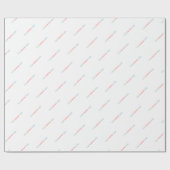 会社のロゴパーソナライズされた  ラッピングペーパー (フラット)