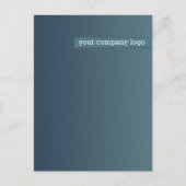 会社のロゴパーソナライズされた、 案内ポストカード (正面)