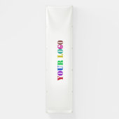 会社のロゴビジネスのプロモーションのバナー 横断幕 (縦)