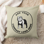 会社のロゴビジネスショールームのブランド クッション (ブランケット)