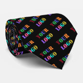 会社のロゴビジネスネックタイ選択カラー ネクタイ (ロール)