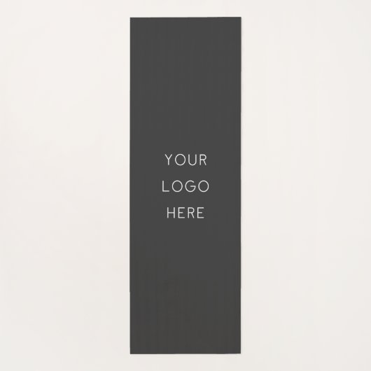 会社のロゴプロモーション用ダークグレー ヨガマット (裏面)