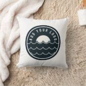 会社のロゴモダン会社 クッション (ブランケット)