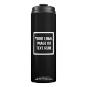 会社のロゴ企業のを作成 タンブラー (正面)