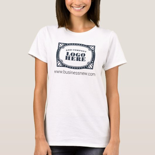 会社のロゴ入り従業員用アイテムを作成 Tシャツ (正面)