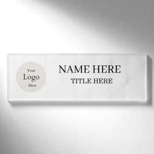 会社のロゴ入り従業員用マグネット安全ピン名札 名札