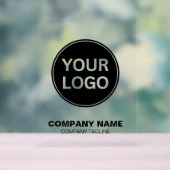 会社のロゴ名タグラインビジネス アクリルサイン (ニュートラル)