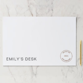 会社のロゴ名（白） ペーパーパッド