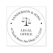 会社のロゴ弁護士弁護士法律事務所 セルフインキングスタンプ (デザイン)