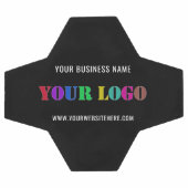 会社のロゴ文字サッカーボール選択カラー サッカーボール (フラット)