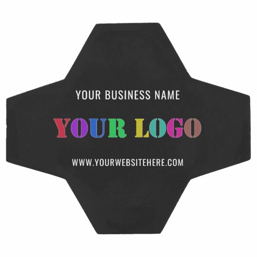 会社のロゴ文字サッカーボール選択カラー サッカーボール (フラット)