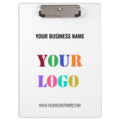 会社のロゴ文字会社のプロモーション用クリップボード クリップボード (正面)