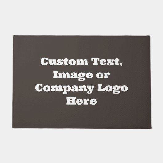 会社のロゴ歓迎マット、カスタムグパーソナライズされたレイ ドアマット (正面)