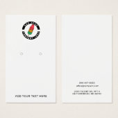 会社のロゴ表示カーカスタムドの追加 (正面&裏面)