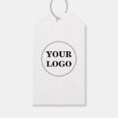 会社のロゴ ギフトタグ (正面)