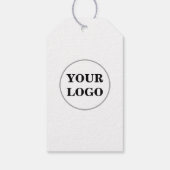 会社のロゴ ギフトタグ (裏面)