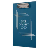 会社のロゴ、クリップボパーソナライズされたード クリップボード (左)