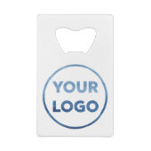 会社のロゴ クレジットカード栓抜き (裏面)