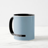 会社のロゴ、コーヒパーソナライズされたーマグ マグカップ (正面左)