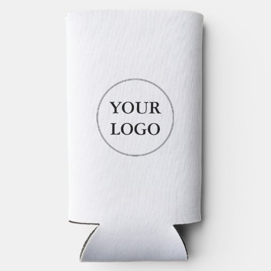 会社のロゴ スリム缶クーラー (裏面)