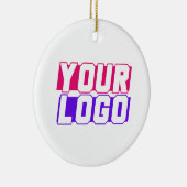 会社のロゴ セラミックオーナメント (右)