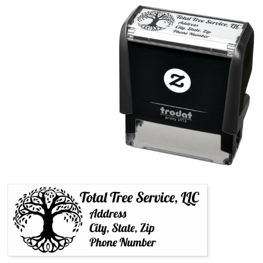 会社のロゴ セルフインキングスタンプ (インサイチュ)