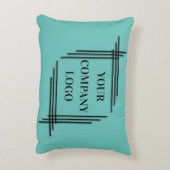 会社のロゴ,パーソナライズされたテキストの追加 アクセントクッション (裏面(縦))