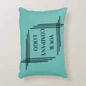 会社のロゴ,パーソナライズされたテキストの追加 アクセントクッション (正面(垂直))