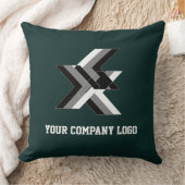 会社のロゴ、パーソナライズされた装飾用クッション クッション (ブランケット)