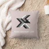 会社のロゴ、パーソナライズされた装飾用クッション クッション (ブランケット)