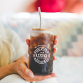 会社のロゴ |ビジ企業のネス ガラス缶