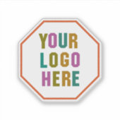 会社のロゴ |プロフェッショナルウォーターボトルブランド シール (正面)