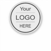 会社のロゴ | プロフェッショナルブランドボトル工芸品 シール (正面)