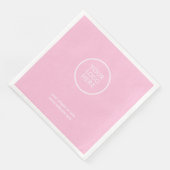 会社のロゴ |企業の紙ナプキン (コーナー)