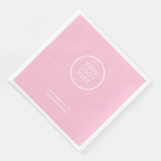 会社のロゴ |企業の紙ナプキン (コーナー)