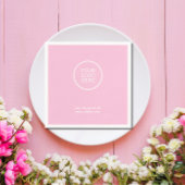 会社のロゴ |企業の紙ナプキン