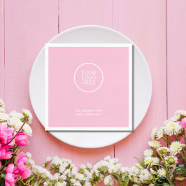 会社のロゴ |企業の紙ナプキン