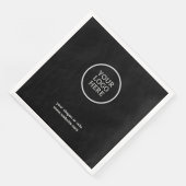 会社のロゴ |企業の紙ナプキン (コーナー)